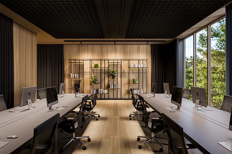 Intra lighting Vyko LFO serisi ofis aydınlatması